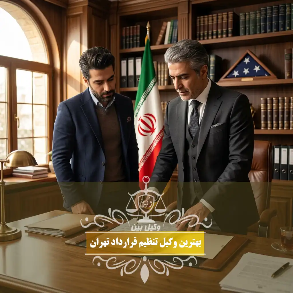 بهترین وکیل تنظیم قرارداد تهران