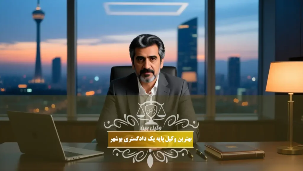بهترین وکیل پایه یک دادگستری بوشهر