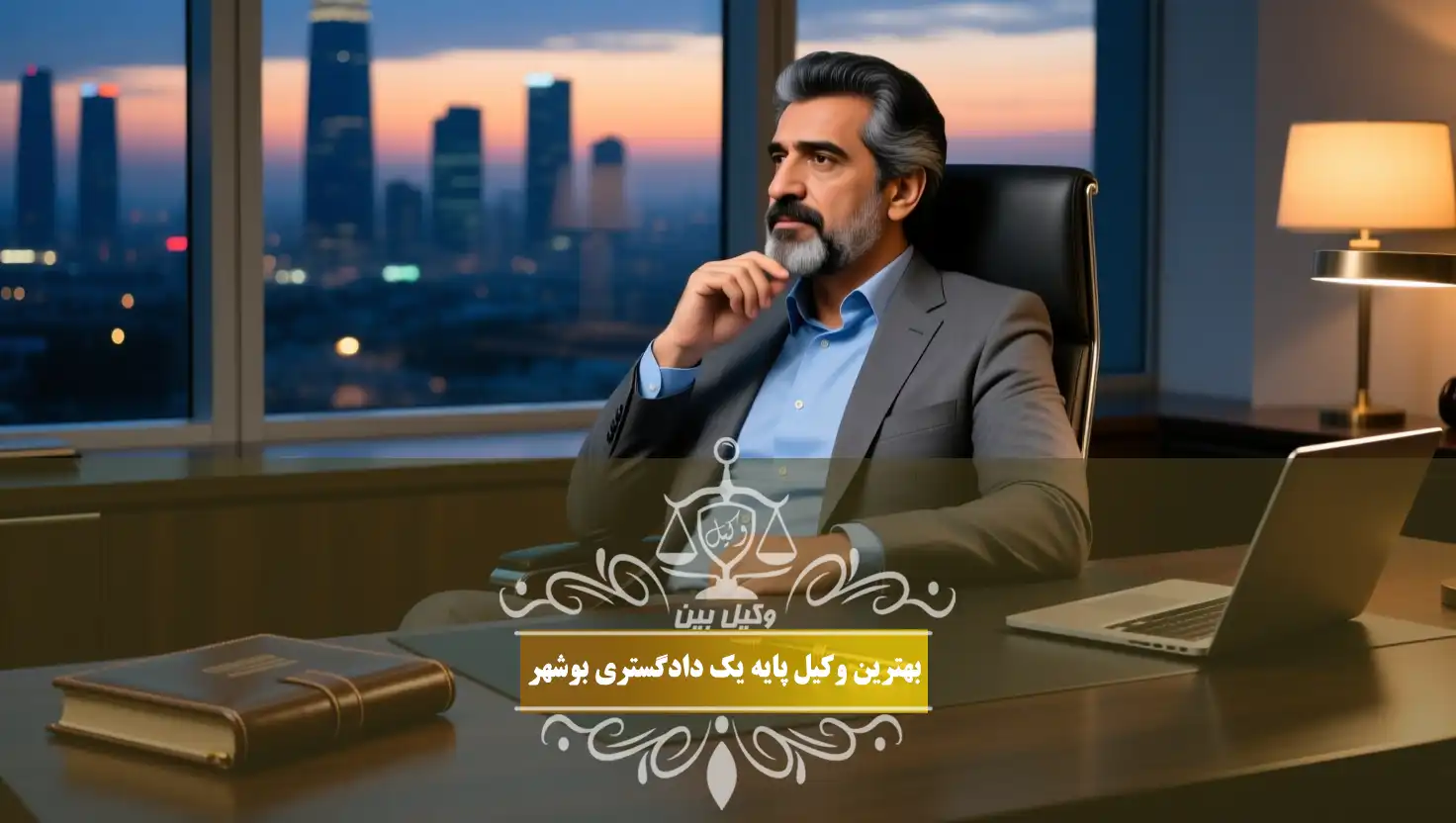وکیل پایه یک دادگستری در بوشهر