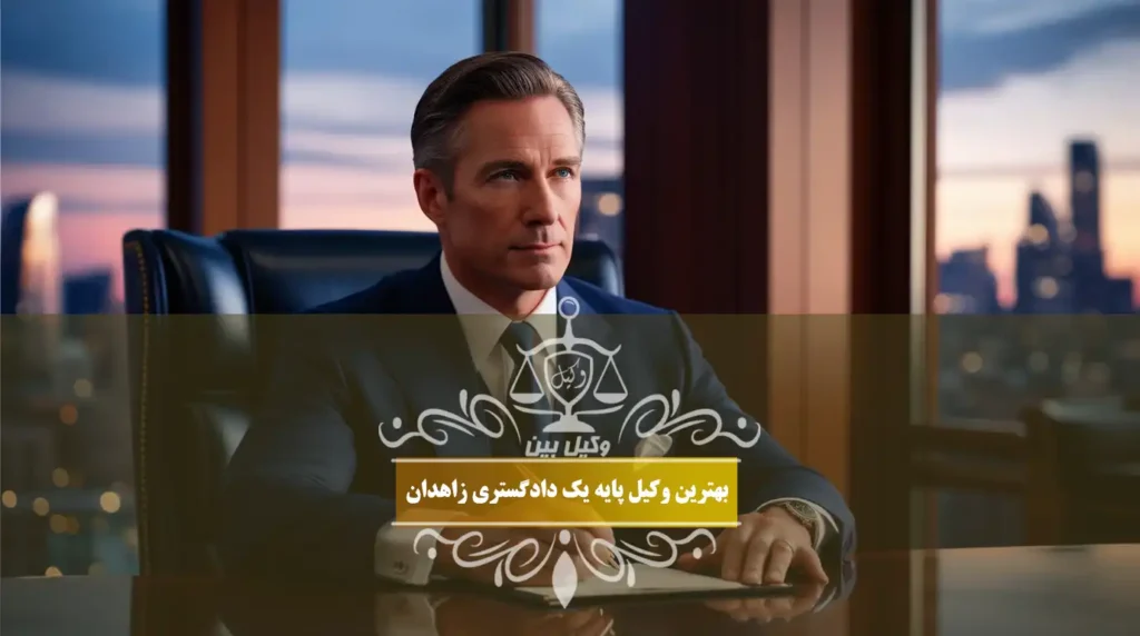 بهترین وکیل پایه یک دادگستری زاهدان