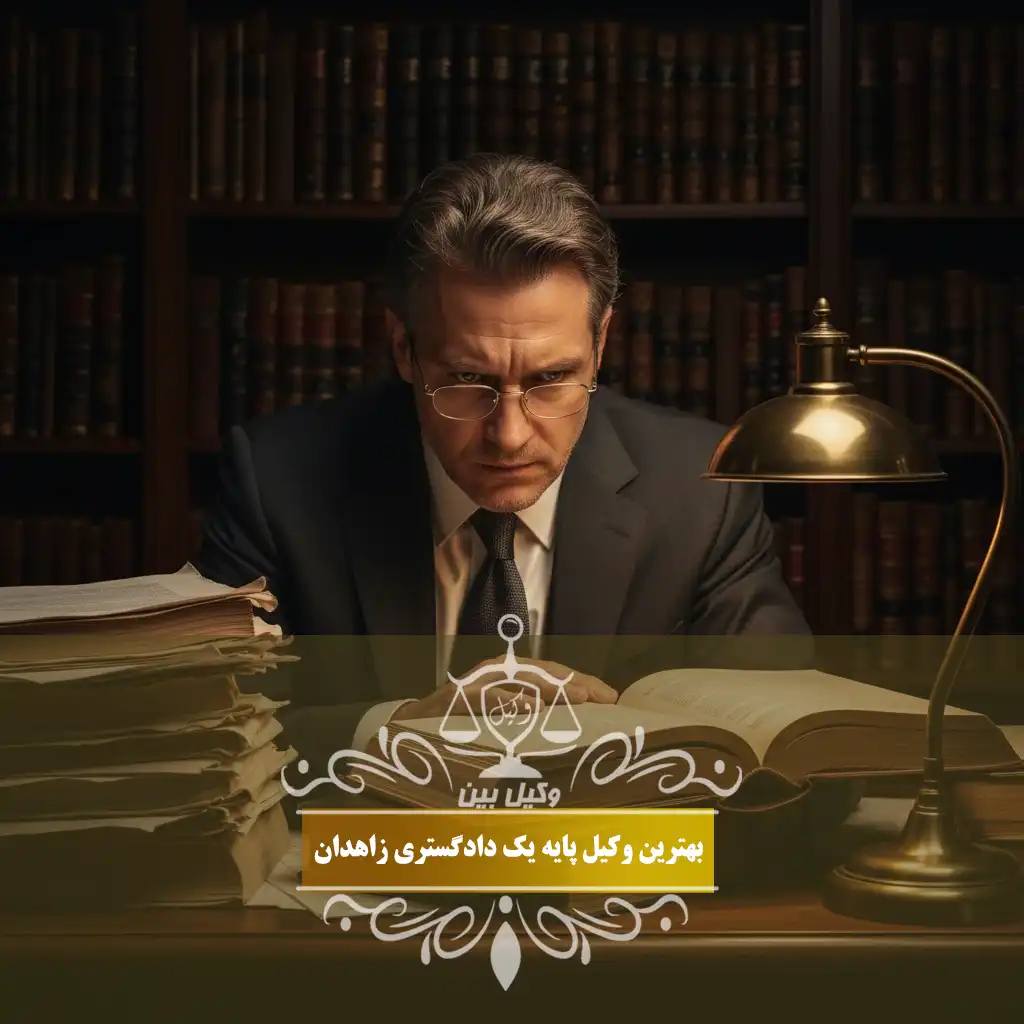وکیل پایه یک دادگستری زاهدان